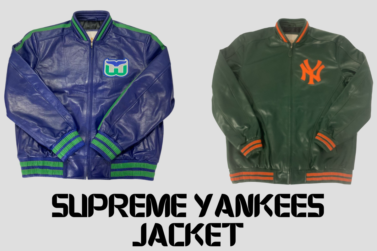 Supreme Yankees Leather Jacket